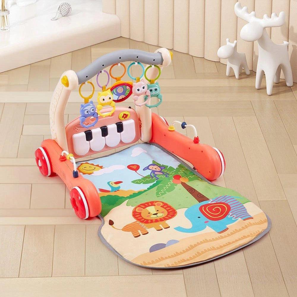 Kids Game 2-in-1 Baby Gym With Walker © Ⓢ